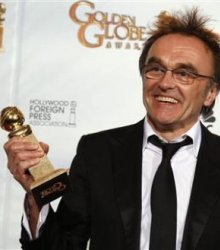 Danny Boyle with Golden Globe